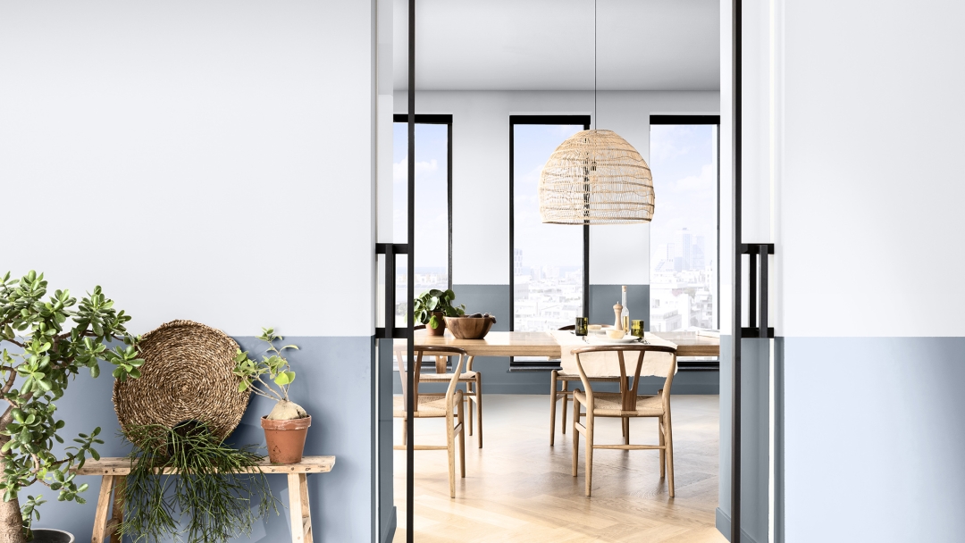 Colour of the Year 2022 - Bright Skies Dining Room