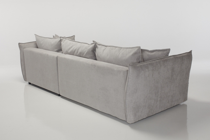 Lexington Large Corner Chaise Sofa - Moon Silver Fabric