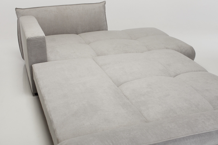 Lexington Large Corner Chaise Sofa - Moon Silver Fabric