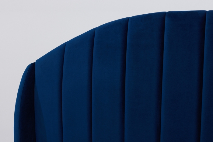 Gigi Upholstered Bed -Royal Blue Velvet