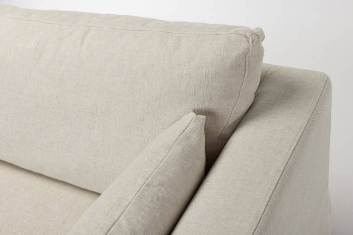 Deia Luxury Modern Sofa, Premium Natural Cotton Linen