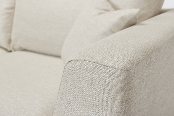 Lotti Luxury Modern Sofa, Premium Natural Linen