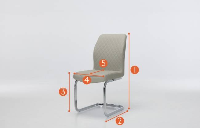 Cavezzo Cantilever Dining Chair Measurements