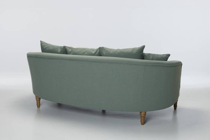 Claudia 3 Seater Luxury Modern Sofa - Sage Premium Linen