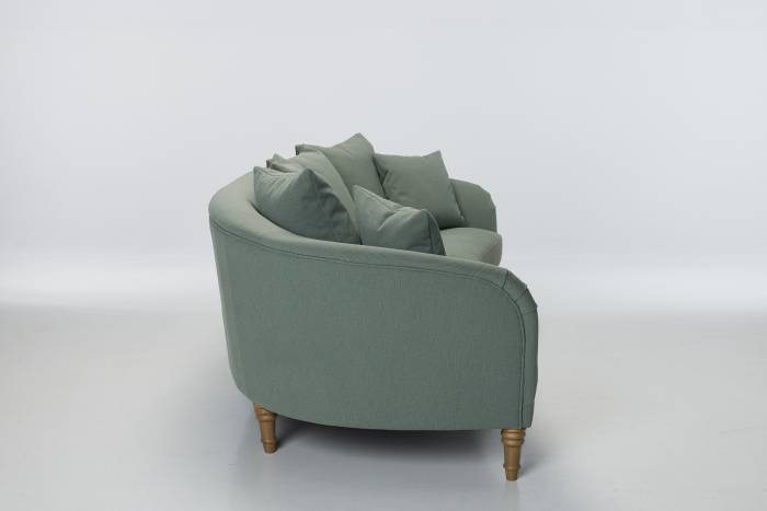 Claudia 4 Seater Luxury Modern Sofa - Sage Premium Linen