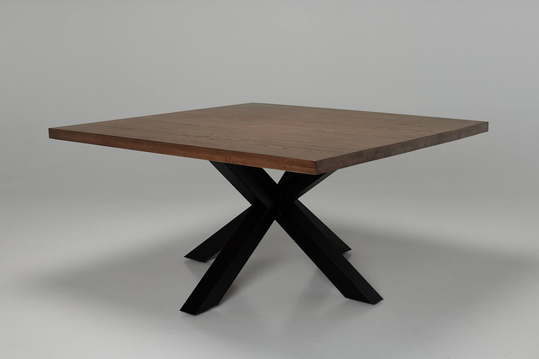 Black square dining online table