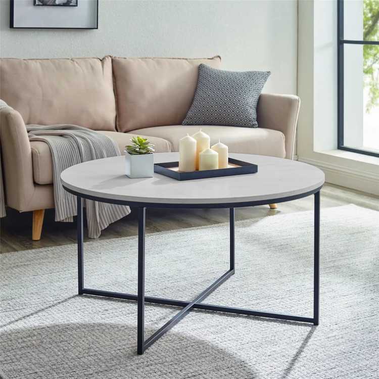 Coffee Table in middle of a living room