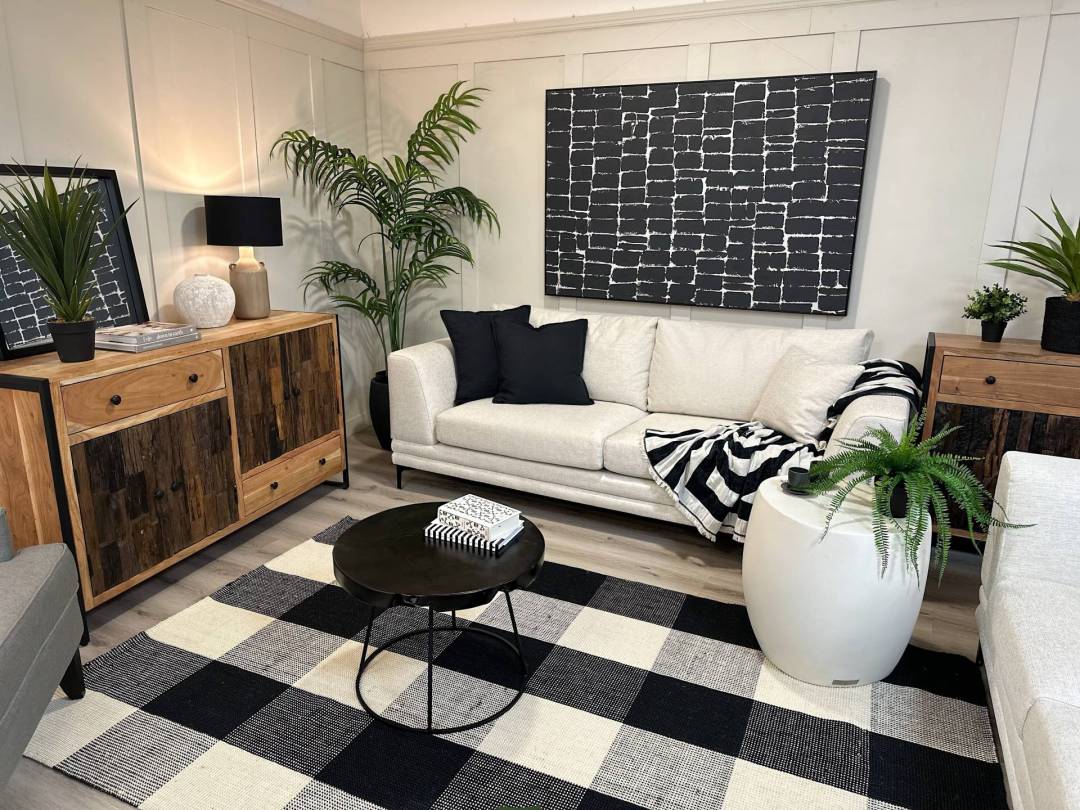 Linen Sofa Styling Tips For Black & White Living Rooms blog