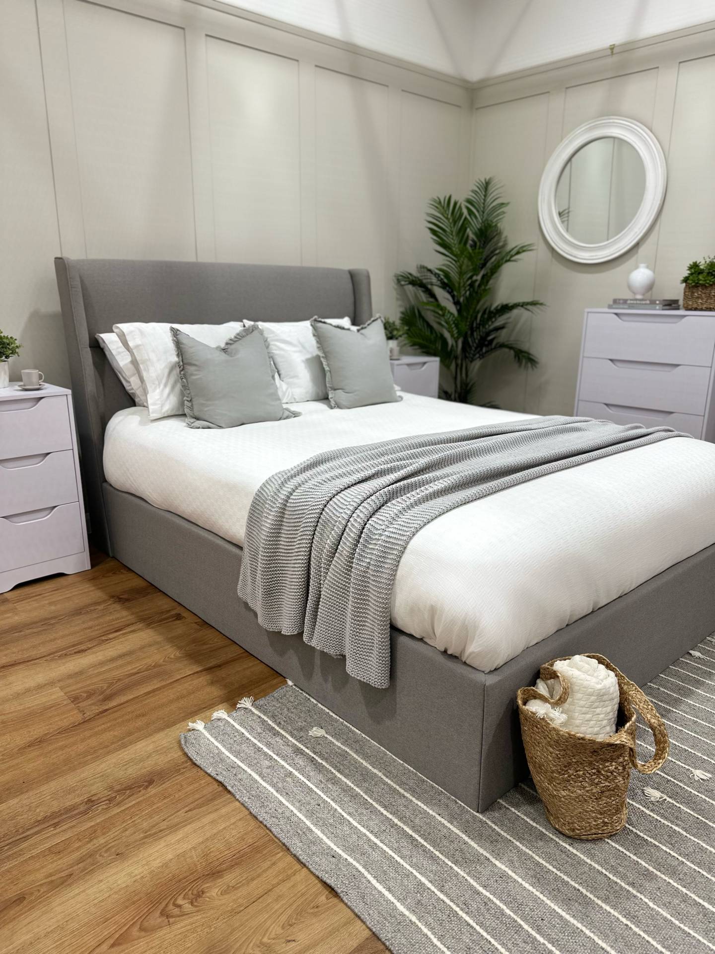 Storage ottoman bed at Furniture Outlet Stores