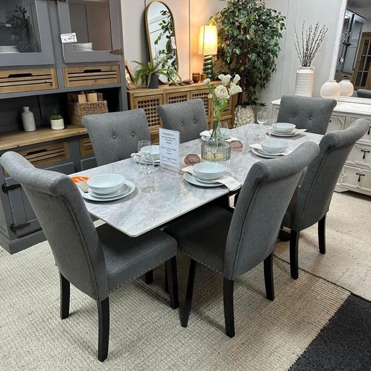 Cabinets in a dining room