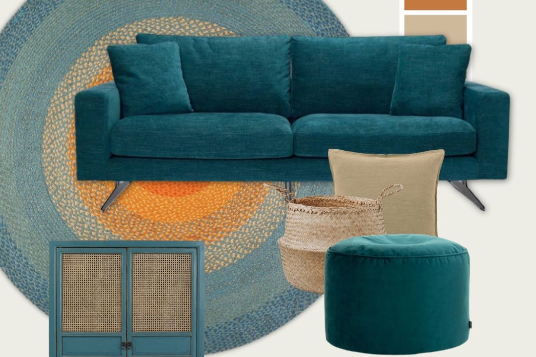 Boho Styling Tips & Mood Board For Fabric Sofas featured blog image