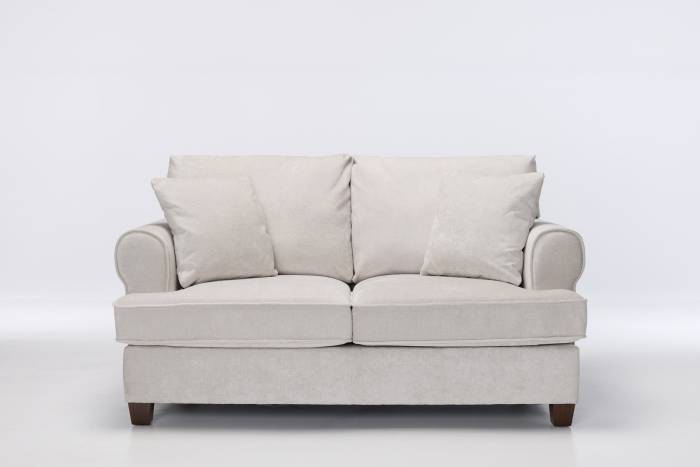 Windsor - Deluxe Modern 2 Seater Sofa, Stone Linen