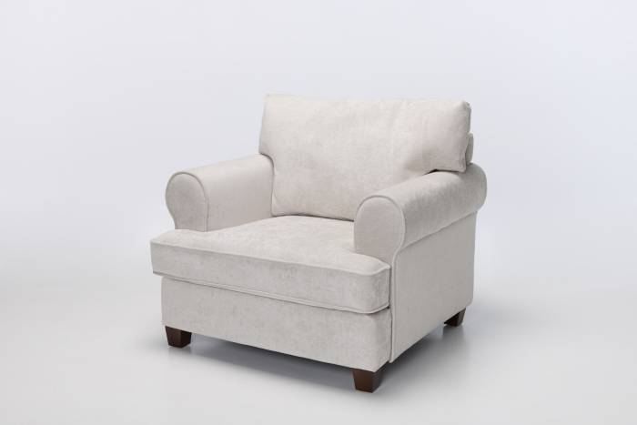 Windsor - Deluxe Modern Armchair, Stone Linen