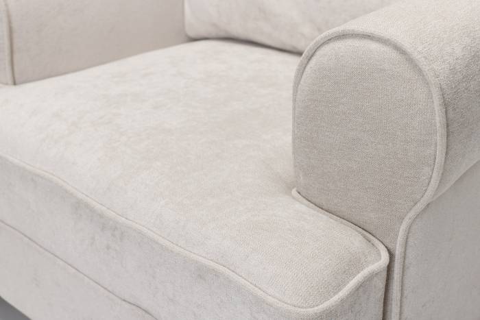 Windsor - Deluxe Modern Armchair, Stone Linen