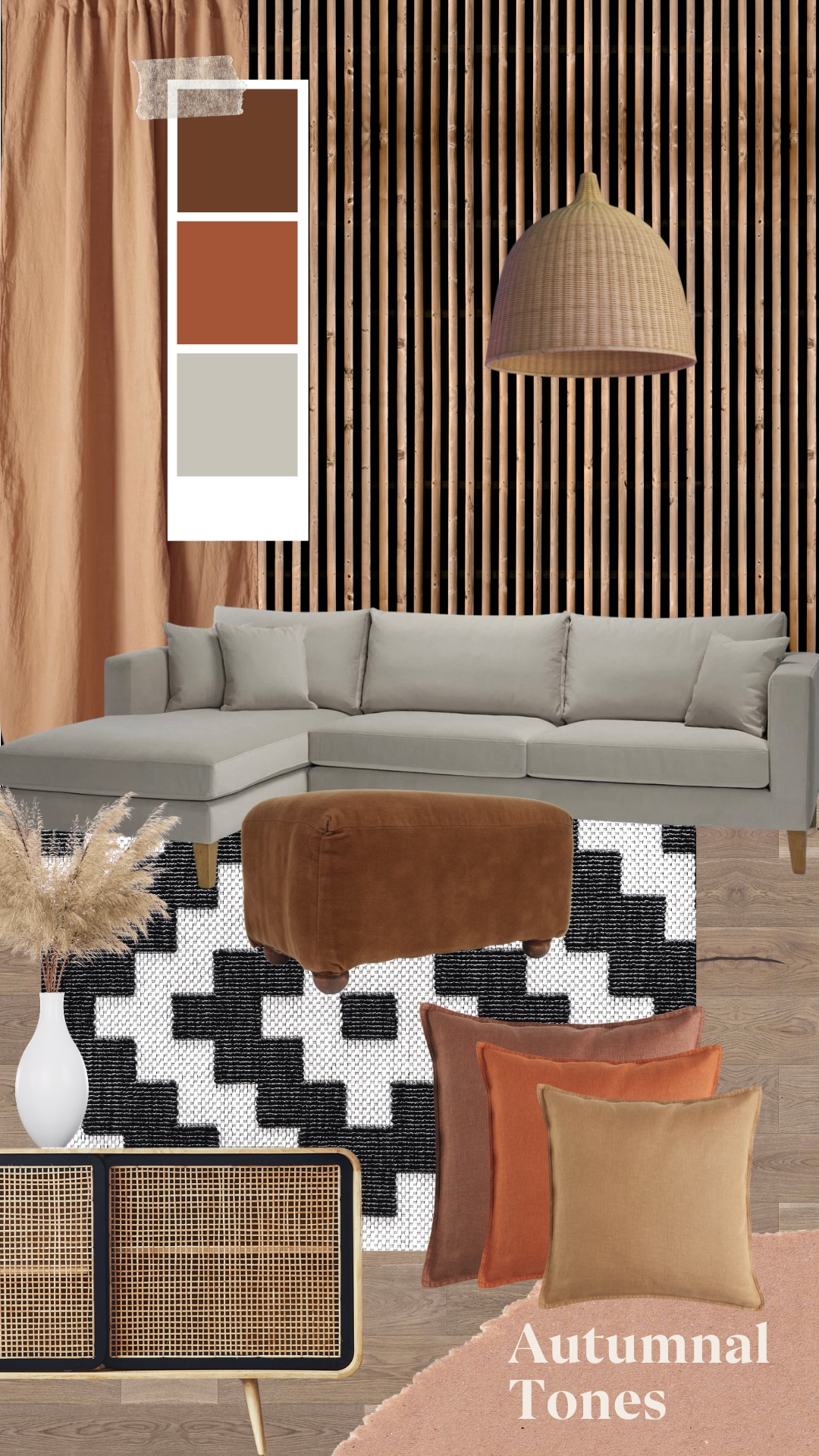 Styling A Corner Sofa For Autumn - Mood Board