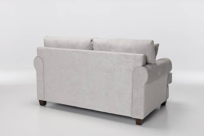 Windsor Deluxe Modern 2 Seater Sofa - Light Grey Linen