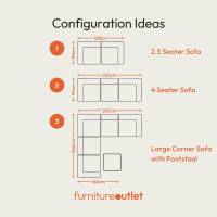Marley Modular Sofa Range Configuration Ideas infographic