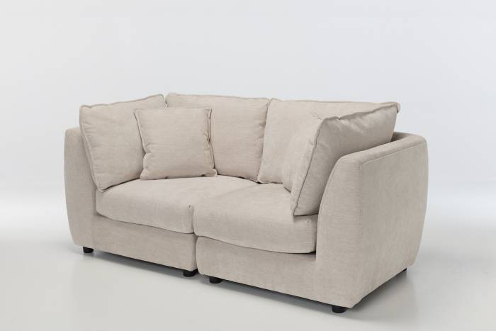 Marley Modular 2.5 Seater Sofa - Premium Seashell Fabric