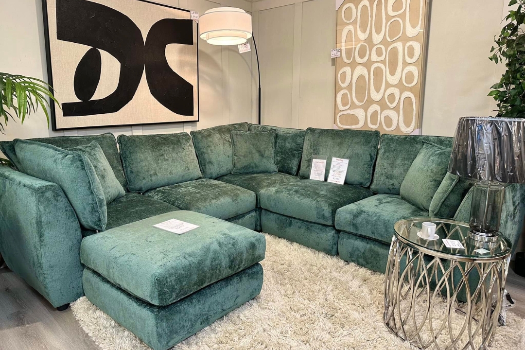 Marley Green Modular Corner Sofa with Footstool featured blog image