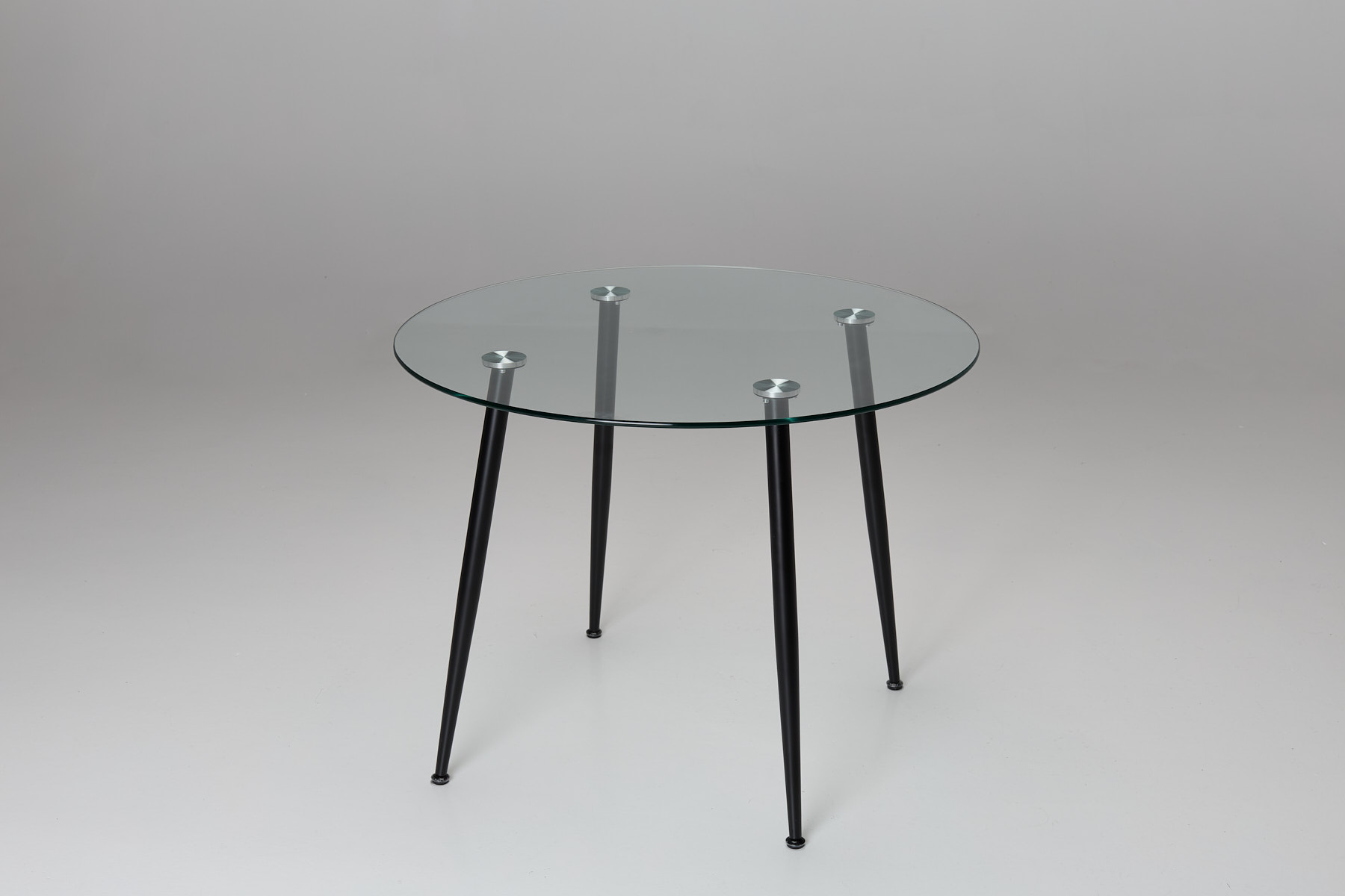 Vada 1m Glass Round Dining Table