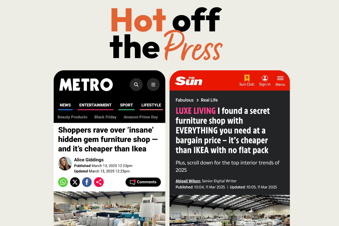 Furniture Outlet: The Hidden Gem That's Got Metro and The Sun Talking featured blog image