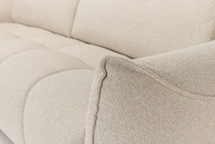 Luna Modern 4.5 Seater Sofa - Linen Woven Chenille
