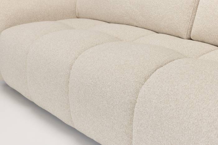 Luna Modern 4.5 Seater Sofa - Linen Woven Chenille