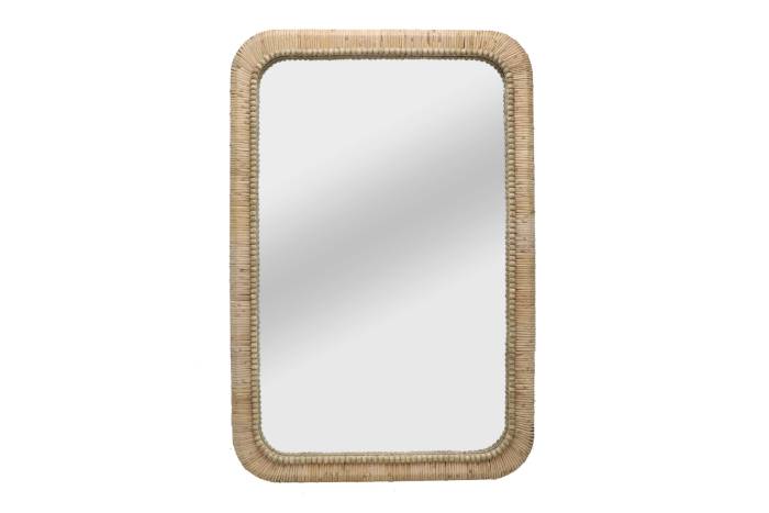 Rectangular Bamboo Mirror 60cm x 90cm