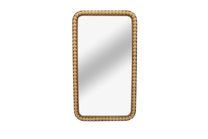Rectangular Light Wood Mirror 40cm x 70cm