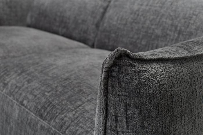 Alessio Modern Electric Recliner 2 Seater Sofa - Shimmer Grey Linen