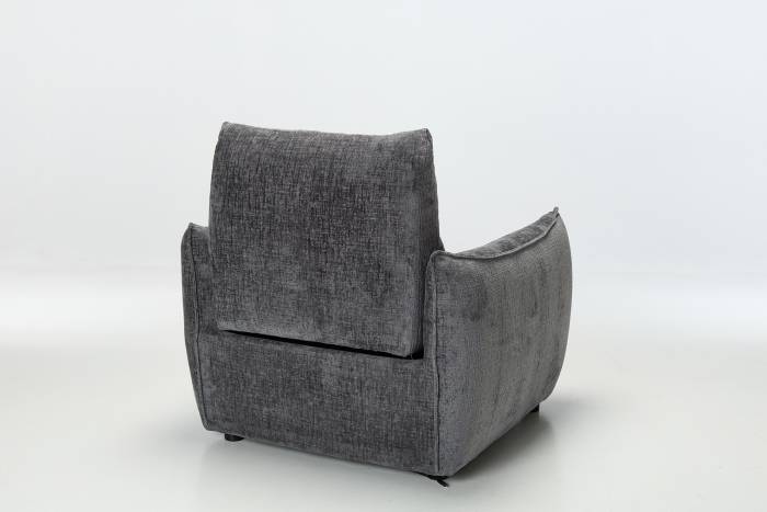 Alessio Modern Electric Recliner Armchair - Shimmer Grey Linen