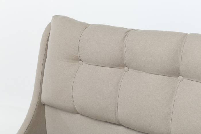 Georgia Lift Up Storage Pillow Ottoman Bed - Light Grey Linen