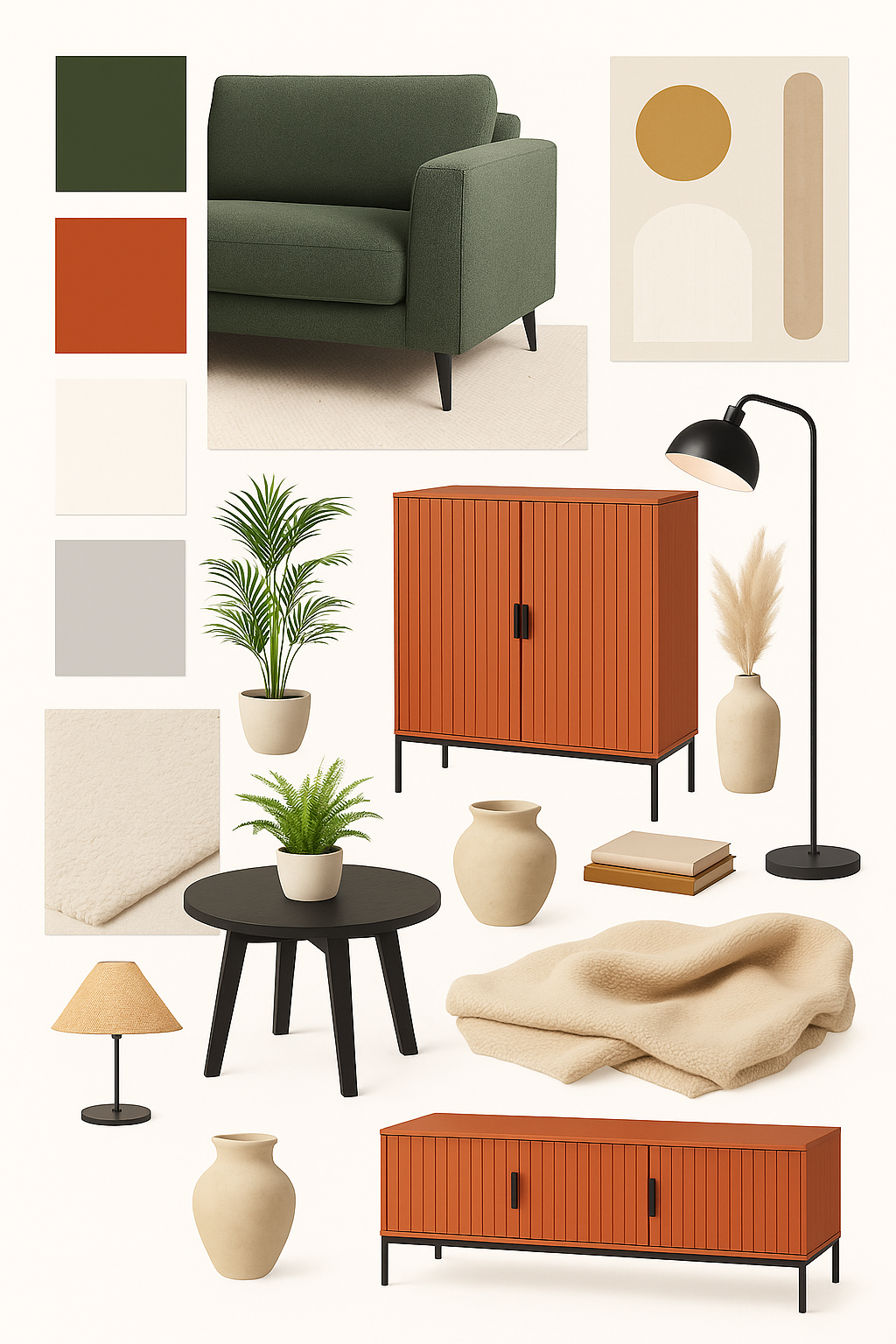 Scandi Living Room Mood Board by Furniture Outlet