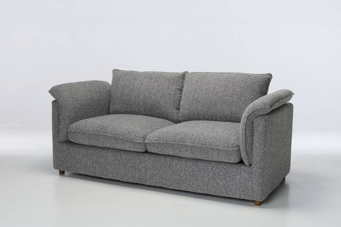 Clara Modern 3 Seater Sofa Bed - Grey Deluxe Textured Fabric