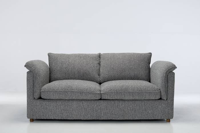 Clara Modern 3 Seater Sofa Bed - Grey Deluxe Textured Fabric