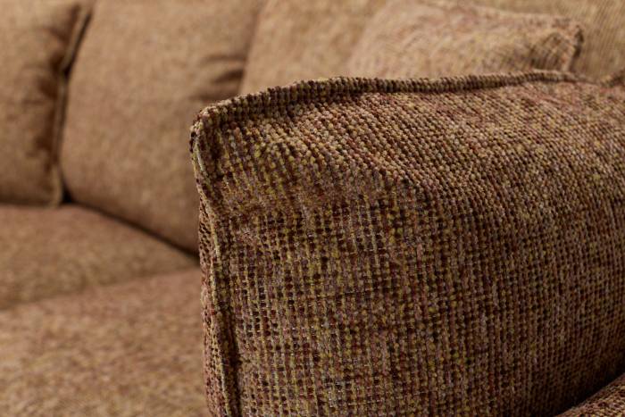 Freya Modern 2.5 Seater Sofa Bed - Deluxe Yellow Mix Textured Fabric