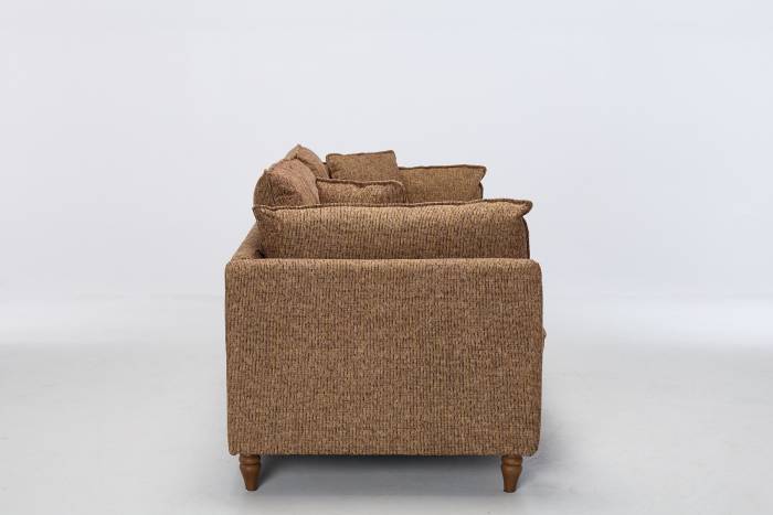 Freya Modern 2.5 Seater Sofa Bed - Deluxe Yellow Mix Textured Fabric