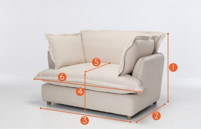 Aura snuggle chair measurements
