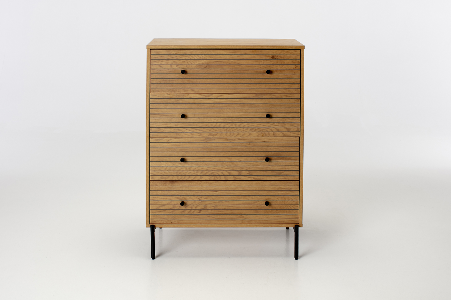 Bergen Chest of Drawers - Oak Effect 4 Drawer Chest