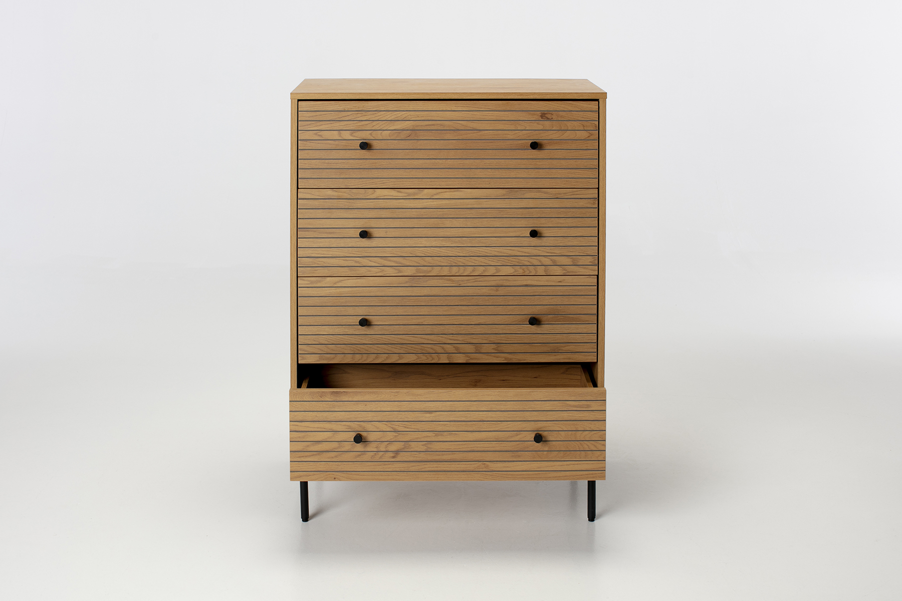 Bergen Chest of Drawers - Oak Effect 4 Drawer Chest