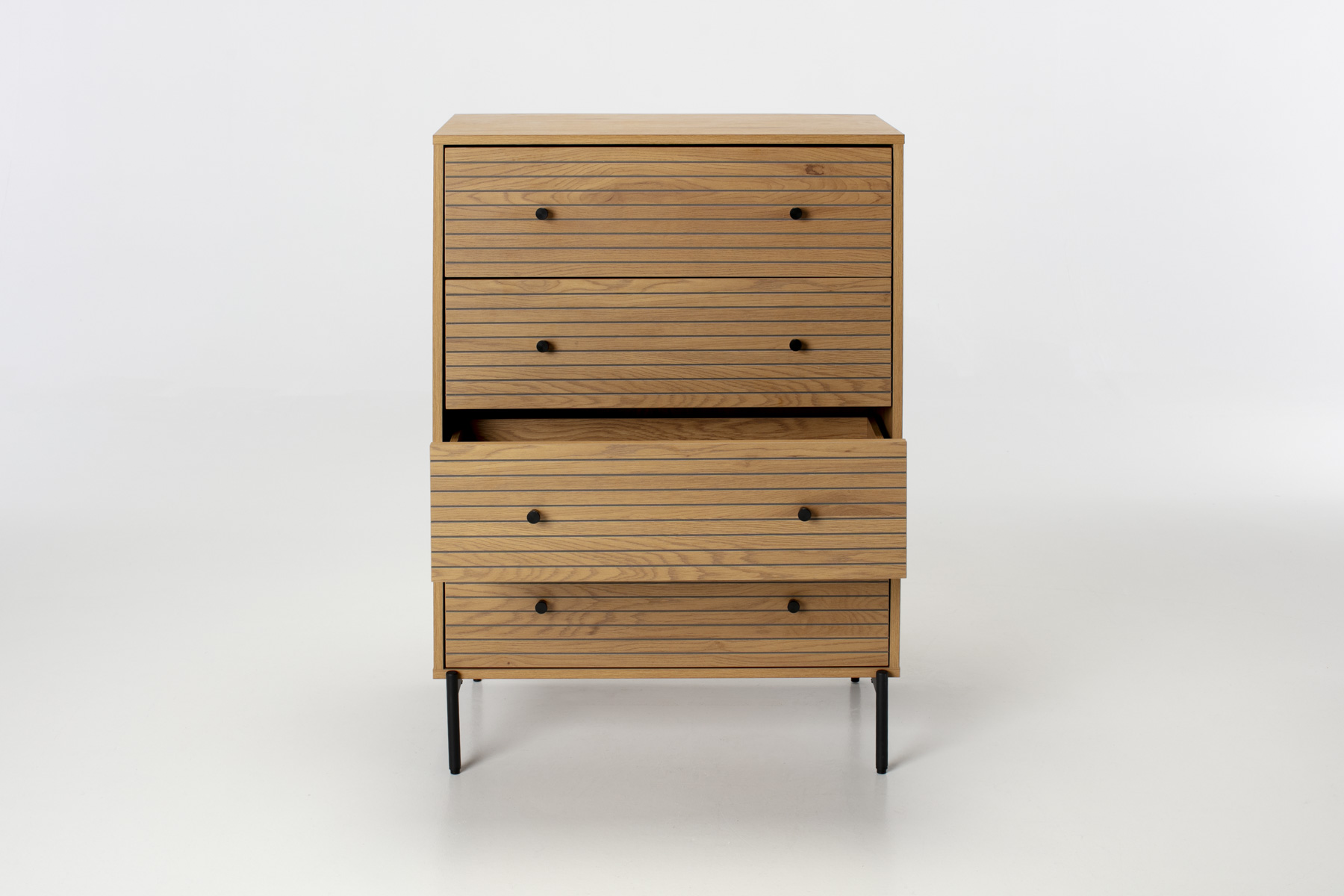 Bergen Chest of Drawers - Oak Effect 4 Drawer Chest