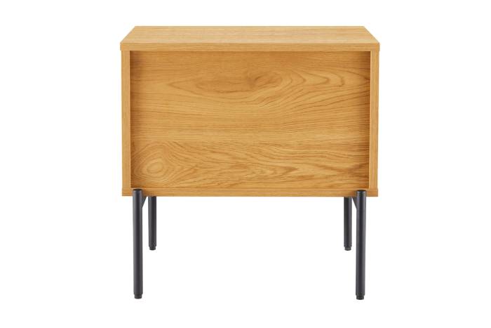 Bergen - Oak Effect 2 Drawer Bedside Table