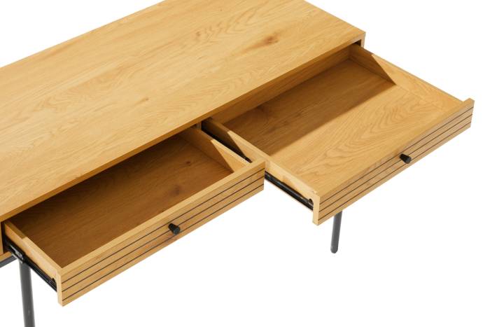 Bergen - Oak Effect 2 Drawer Dressing Table