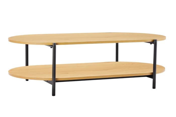 Bergen - Oak Effect 2 Tier Coffee Table