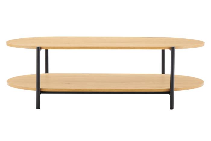 Bergen - Oak Effect 2 Tier Coffee Table