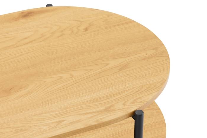 Bergen - Oak Effect 2 Tier Coffee Table