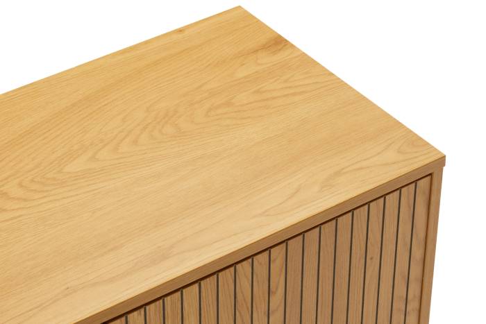 Bergen - Oak Effect 4 Door Sideboard