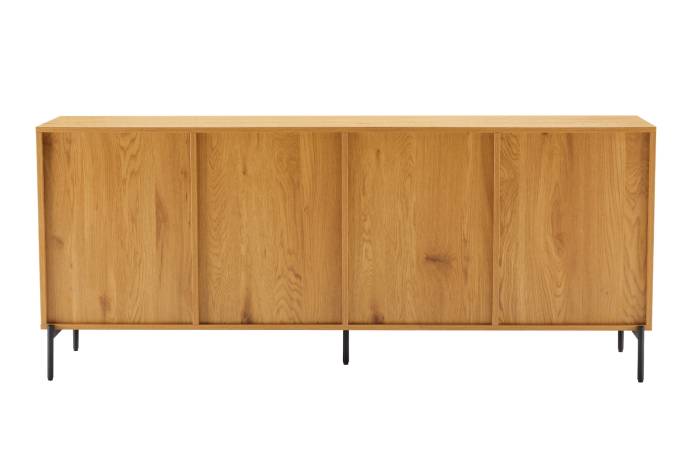 Bergen - Oak Effect 4 Door Sideboard