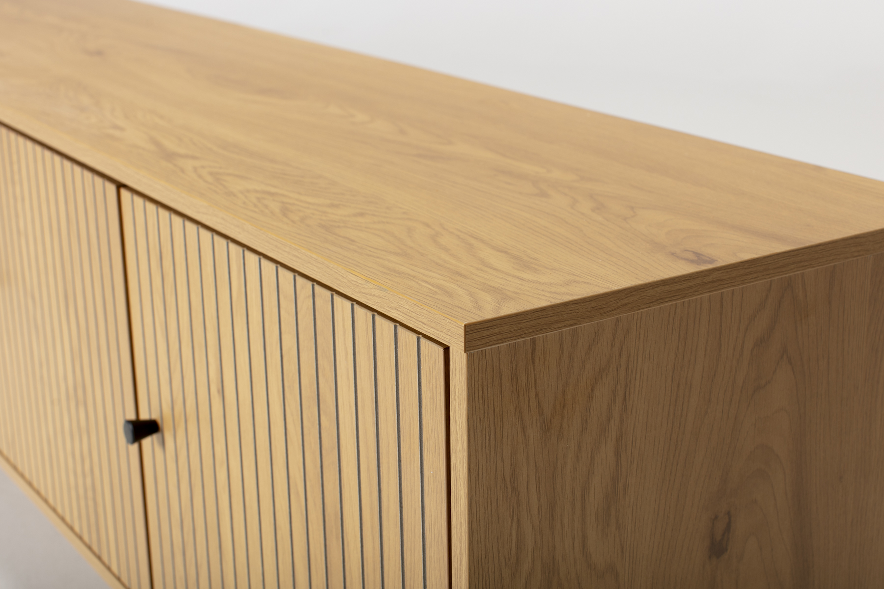 Bergen TV Unit - 1.8m Oak Effect 4 Door TV Unit
