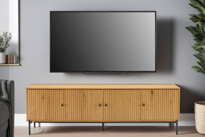 Bergen - Oak Effect TV Unit lifestyle image